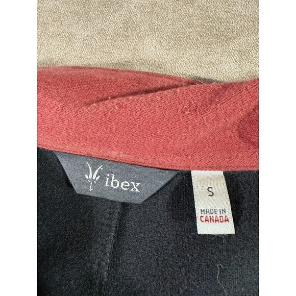 Peak iBex Climawool Stretch Woven Mens Full Zip Vest Outdoor Jacket Black Red S - Picture 4 of 8